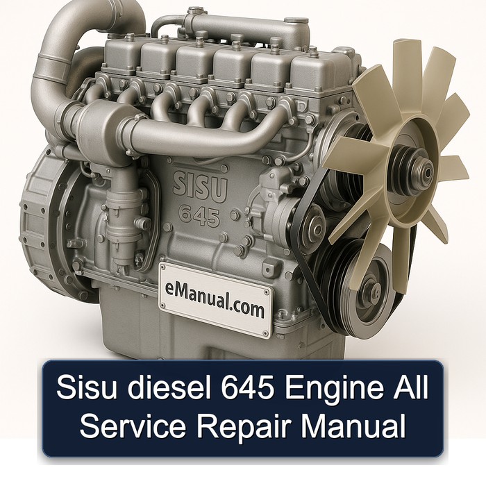Sisu 645 Diesel Engine All Service Repair Workshop Manual PDF