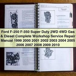 1999-2010 Ford Super Duty F-250, F-350 Gas Diesel Service Repair Workshop Manual PDF