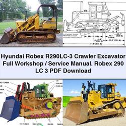 Hyundai Robex R290lc-3 Crawler Excavator / . 290 LC 3 Service Repair Workshop Manual PDF