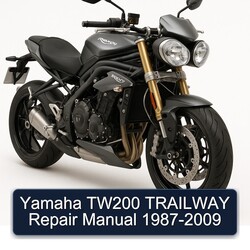1987-2009 Triumph Speed Triple Yamaha TW200 Trailway Service Repair Workshop Manual PDF
