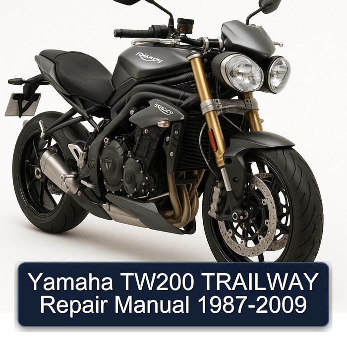 1987-2009 Triumph Speed Triple Yamaha TW200 Trailway Service Repair Workshop Manual PDF