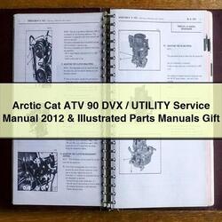 2012 Arctic CAT ATV 90 Dvx/utility Illustrated Parts Gift Catalog PDF