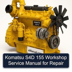 Komatsu 155 4 S4D Service Repair Workshop Manual PDF
