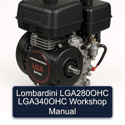 Lombardini LGA Series LGA280OHC LGA340OHC Service Repair Workshop Manual PDF