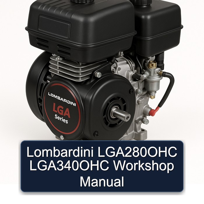 Lombardini LGA Series LGA280OHC LGA340OHC Service Repair Workshop Manual PDF