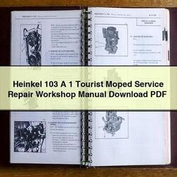 Ural Tourist Heinkel 103 1 Moped Service Repair Workshop Manual PDF