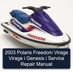 2003 Polaris Freedom Virage I Genesis Service Repair Workshop Manual PDF