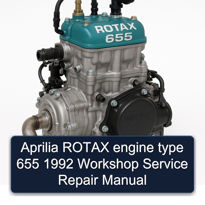1992 Aprilia Rotax Engine Type 655 Service Repair Workshop Manual PDF