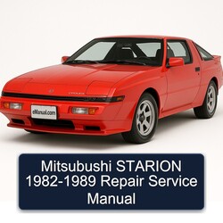 1982-1989 Mitsubishi Starion Mitsubushi Service Repair Workshop Manual PDF