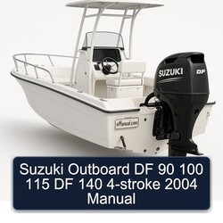 2004 Suzuki Outboard DF 90 100 115 140 4-stroke Service Repair Workshop Manual PDF