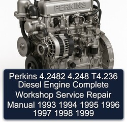 1993-1999 Perkins 200 Series 4.2482 4.248 T4.236 Diesel Engine Service Repair Workshop Manual PDF