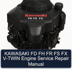 Kawasaki FR FS FX Series Manuals FD FH V-TWIN Engine Service Repair Workshop Manual PDF