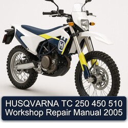 2005 Husqvarna TC Models 250 450 510 Service Repair Workshop Manual PDF