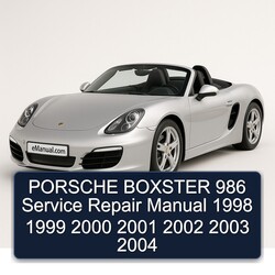 1998-2004 Porsche Boxster Service Repair Workshop Manual PDF