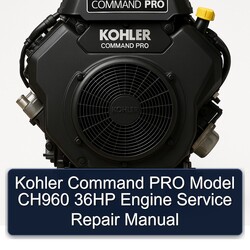 Kohler Command Pro Models Model CH960 36HP Engine Service Repair Workshop Manual PDF