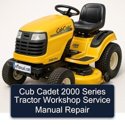 2000 Cub Cadet Series Tractor Service Repair Workshop Manual PDF