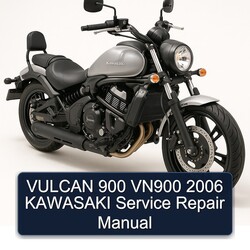 2006 Kawasaki Vulcan 900 VN900 Service Repair Workshop Manual PDF