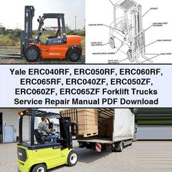 Yale ERC040RF ERC050RF ERC060RF ERC065RF ERC040ZF ERC050ZF ERC060ZF ERC065ZF Forklift Trucks Service Repair Workshop Manual PDF