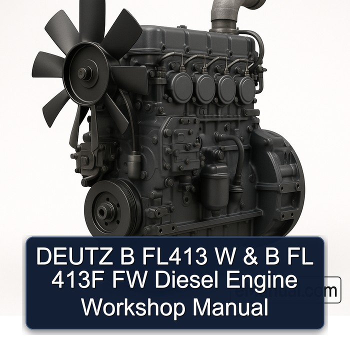 Deutz B FL BFL Series FL413 W 413F FW Diesel Engine Service Repair Workshop Manual PDF