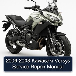 2006-2008 Kawasaki Versys Service Repair Workshop Manual PDF