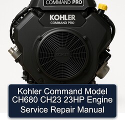 Kohler Command CH680 CH23 23 PS Motor: Service- und Reparaturhandbuch