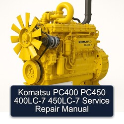 Komatsu PC400 PC450 400LC-7 450LC-7 Service Repair Workshop Manual PDF
