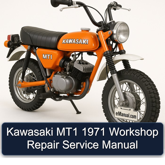 1971 Kawasaki MT1 Service Repair Workshop Manual PDF