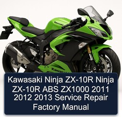 2011-2013 Kawasaki Ninja ZX-10R ABS ZX1000 Service Repair Workshop Manual PDF