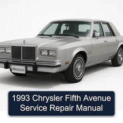 1993 Chrysler Fifth Avenue Service Repair Workshop Manual PDF