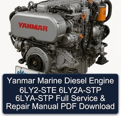Yanmar Marine Diesel Engine 6LY2-STE 6LY2A-STP 6LYA-STP Service Repair Workshop Manual PDF