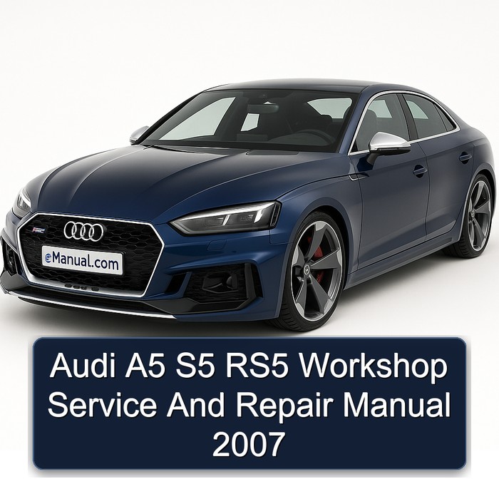 2007 Audi RS5 A5 S5 Service Repair Workshop Manual PDF