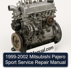 1999-2002 Mitsubishi Pajero Sport Service Repair Workshop Manual PDF