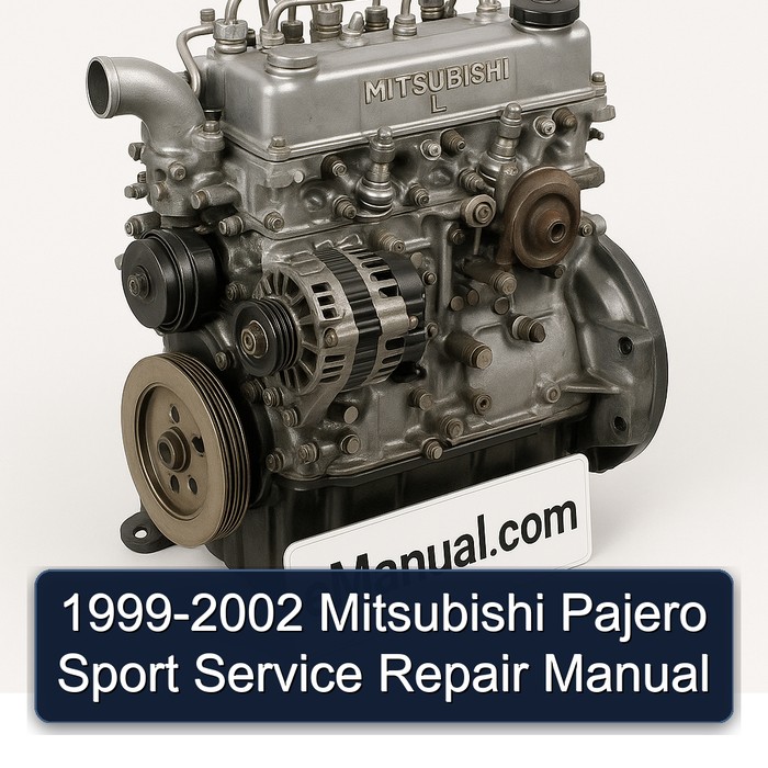 1999-2002 Mitsubishi Pajero Sport Service Repair Workshop Manual PDF