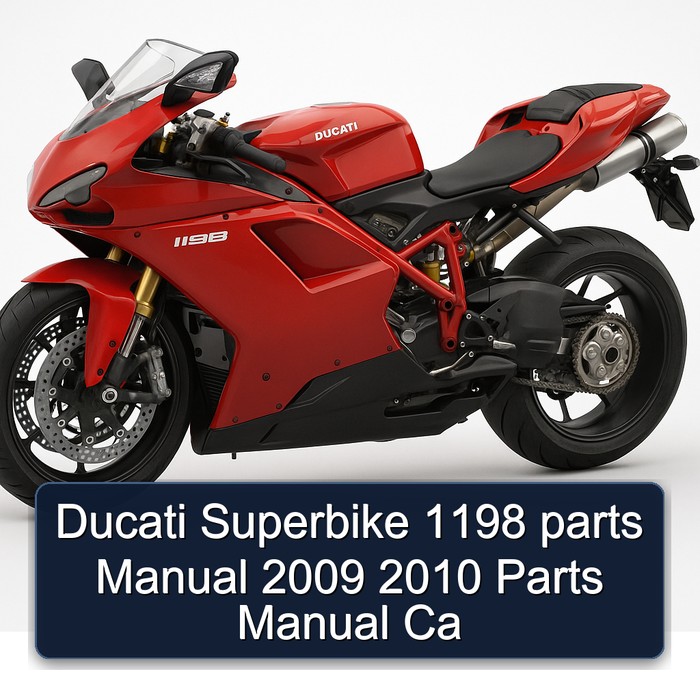 2009-2010 Ducati 1198 Superbike Parts Ca Catalog PDF