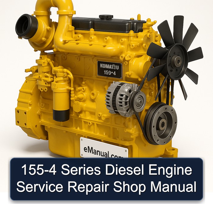 Komatsu 155 4 155-4 Series Diesel Engine Shop Service Repair Workshop Manual PDF