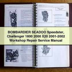2000-2002 Bombardier Seadoo Speedster Challenger 1800 X20 Service Repair Workshop Manual PDF