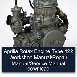Aprilia Rotax Engine Type 122 Service Repair Workshop Manual PDF