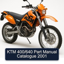 2001 KTM 400 /640 Parts Catalog PDF