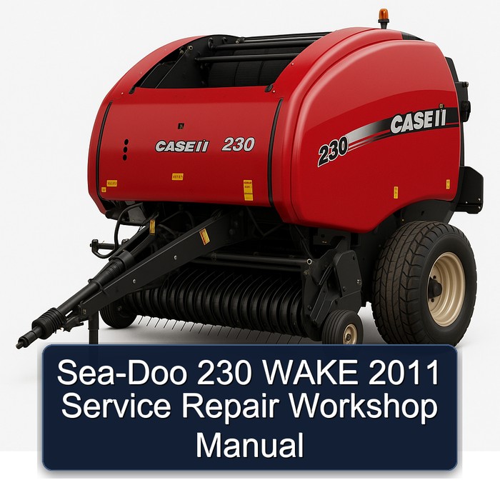 2011 SEA-DOO 230 Wake Service Repair Workshop Manual PDF