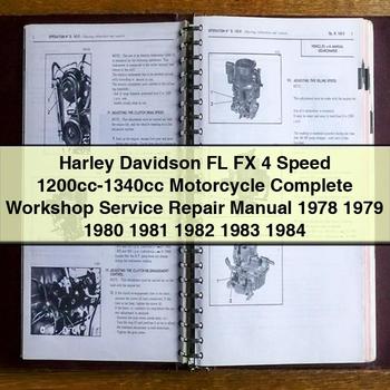 1978-1984 Keeway Speed Harley Davidson FL FX 4 1200cc-1340cc Motorcycle Service Repair Workshop Manual PDF