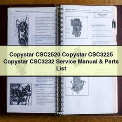 Copystar CSC2520 CSC3225 CSC3232 Parts Catalog PDF