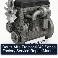 Deutz Allis Tractor 6240 Series Service Repair Workshop Manual PDF