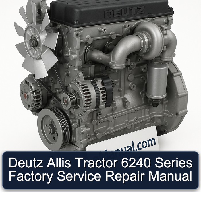 Deutz Allis Tractor 6240 Series Service Repair Workshop Manual PDF
