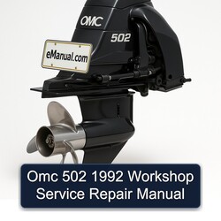 1992 Omc 502 Service Repair Workshop Manual PDF