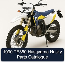 1990 Husqvarna Parts Catalogues TE350 Husky Catalog PDF