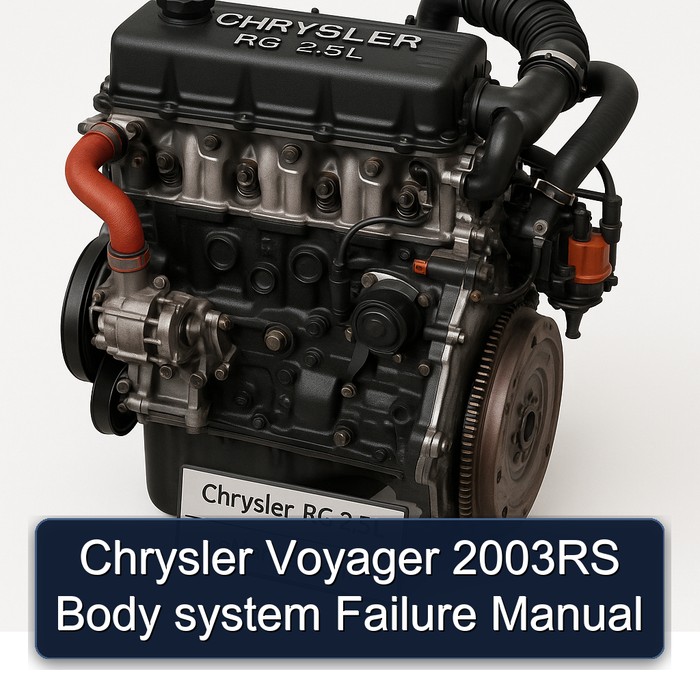 Chrysler Voyager 2003RS Body System Failure Service Repair Workshop Manual PDF
