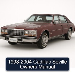 1998-2004 Cadillac Seville Owners Owner's Manual PDF