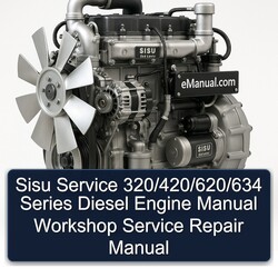 Sisu 634 Series 320/420/620/ Diesel Engine Service Repair Workshop Manual PDF