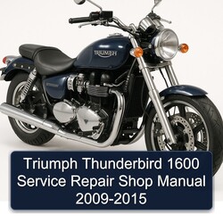 2009-2015 Triumph Thunderbird 1600 Shop Service Repair Workshop Manual PDF