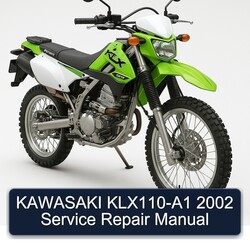 2002 Kawasaki KLX Series Klx110-a1 Service Repair Workshop Manual PDF